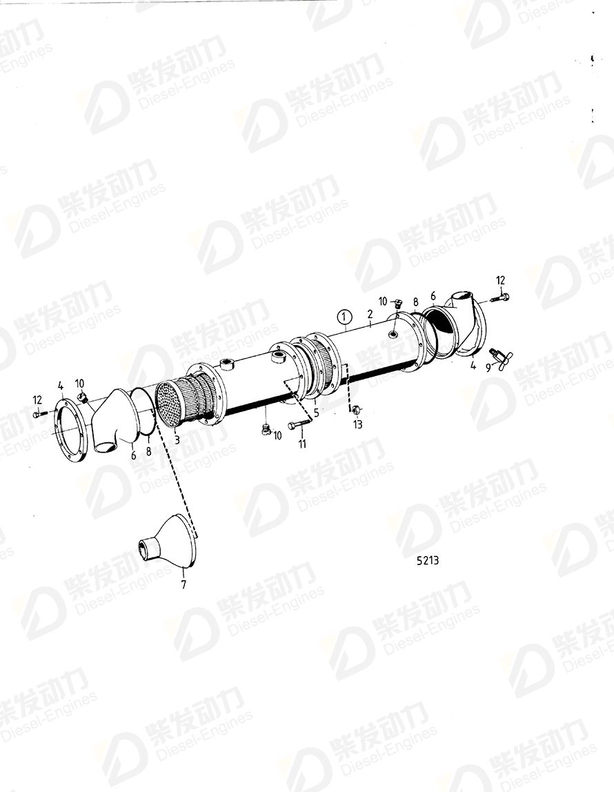 volvo penta Spacer flange 822420 Drawing volvo penta Spacer flange 822420 Drawing